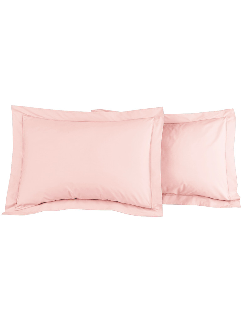 Lot de 2 taies d'oreiller en percale...