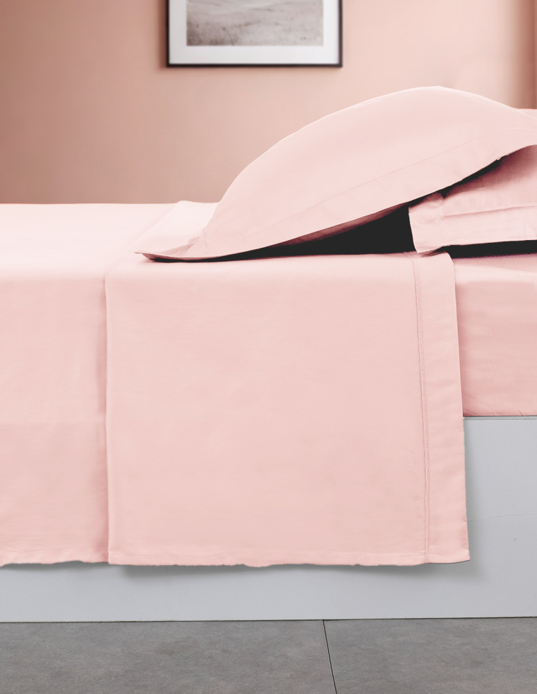 Drap plat en percale de coton SOFT...