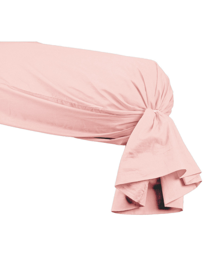 Taie de traversin en percale de coton...