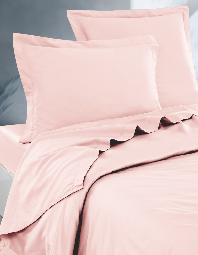 Parure drap plat + 2 taies 65x65 cm...