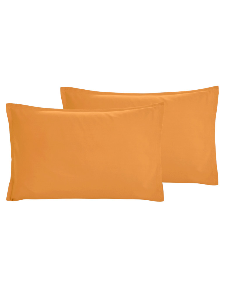 Lot de 2 taies d'oreiller en percale...