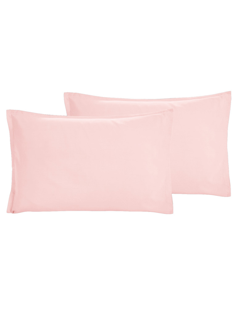 Lot de 2 taies d'oreiller en percale...