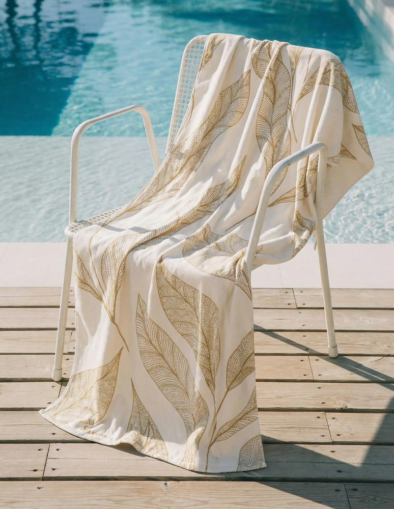 Serviette de plage velours 100x180 cm...