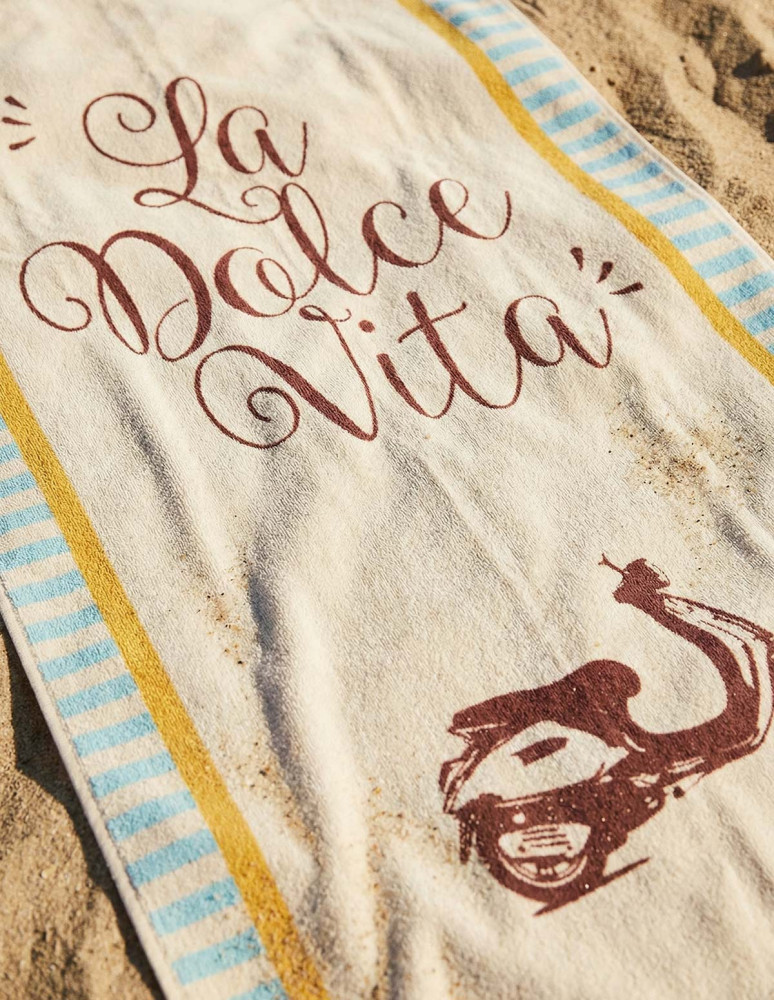 Serviette de plage velours... 2