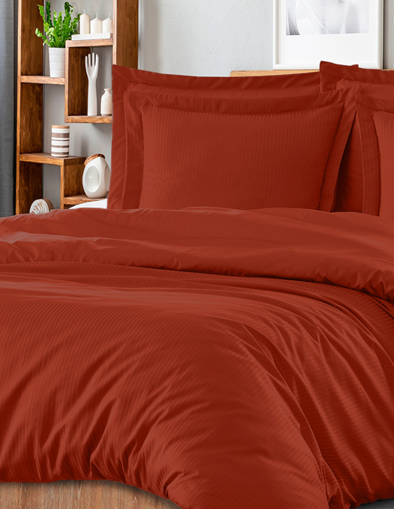 Lot de 2 taies d'oreiller rayées en...