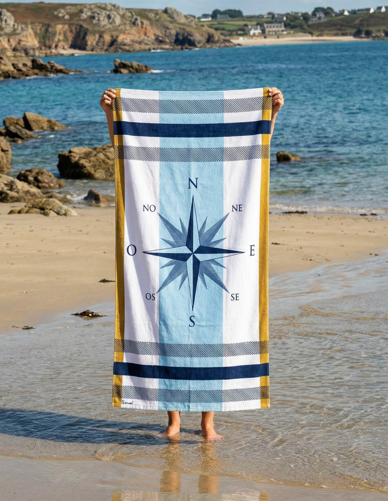Serviette de plage velours... 2