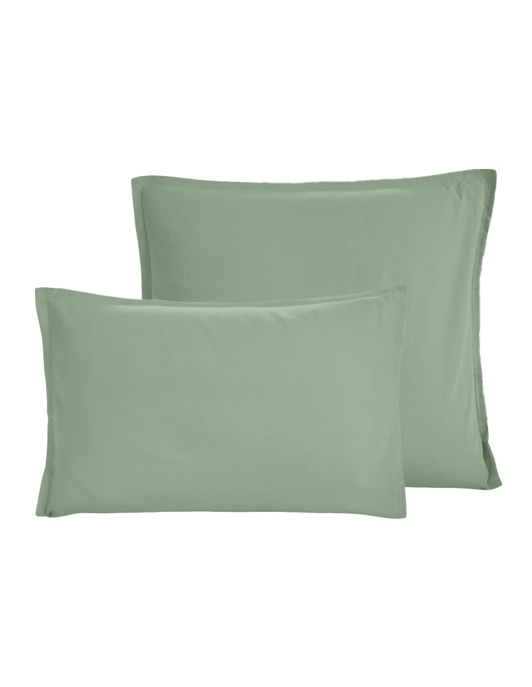Lot de 2 taies d'oreiller en coton...