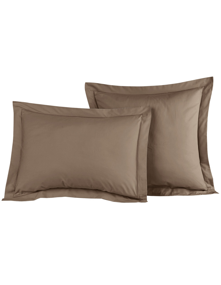 Lot de 2 taies d'oreiller en percale...