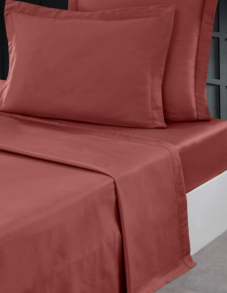 Drap plat en percale de coton SOFT...