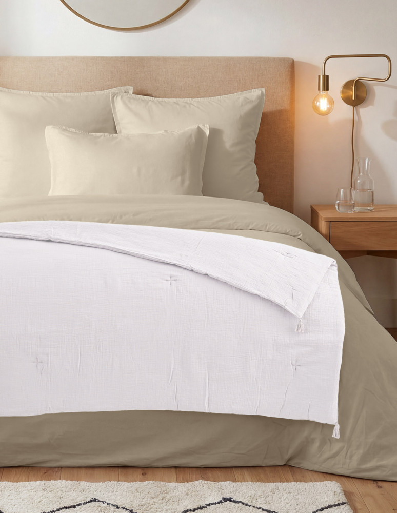 Chemin de lit gaze de coton LOFT