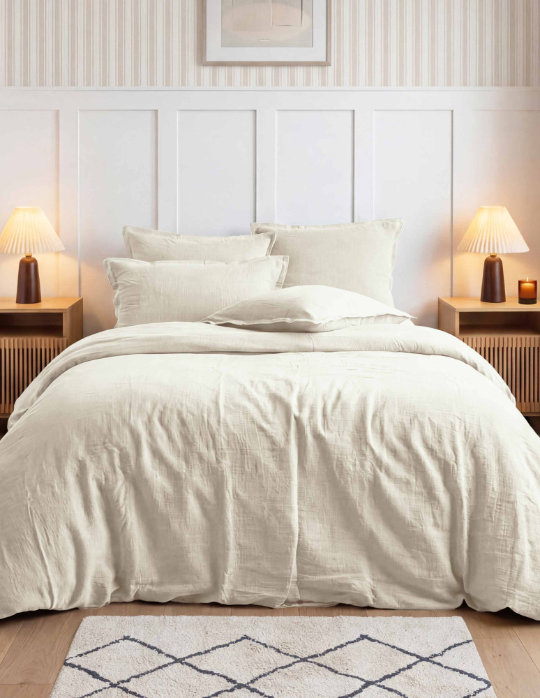 Housse de couette en gaze de coton LOFT