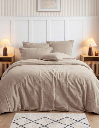 Housse de couette en gaze de coton LOFT