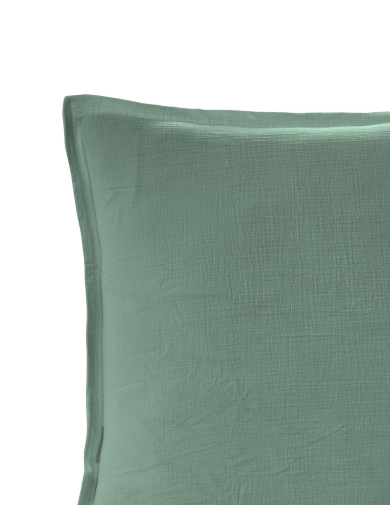 Lot de 2 taies d'oreiller en gaze de...