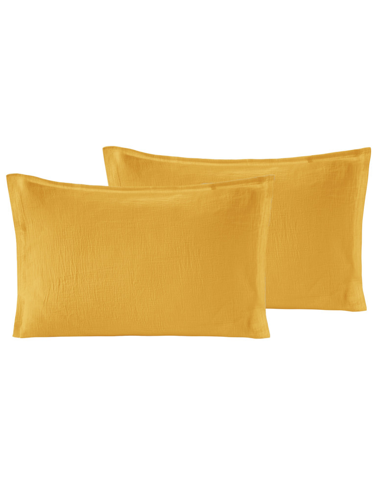 Parure housse de couette gaze de...