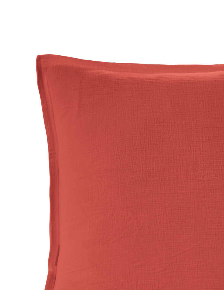 Lot de 2 taies d'oreiller en gaze de...