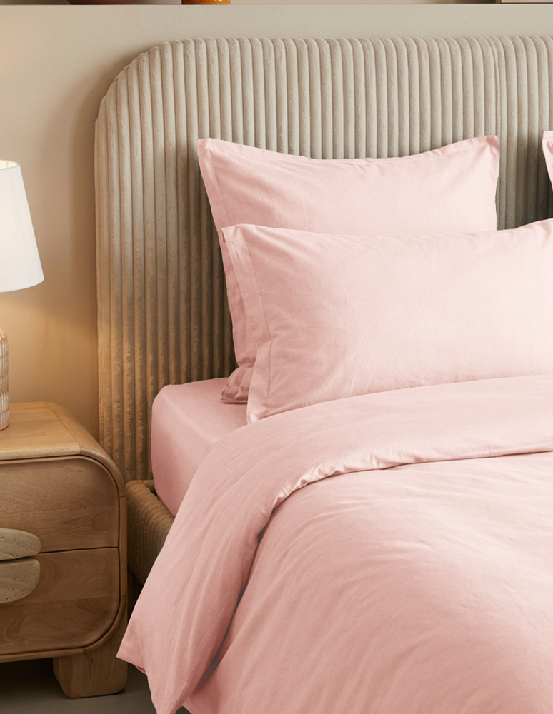 Housse de couette en percale lavée...