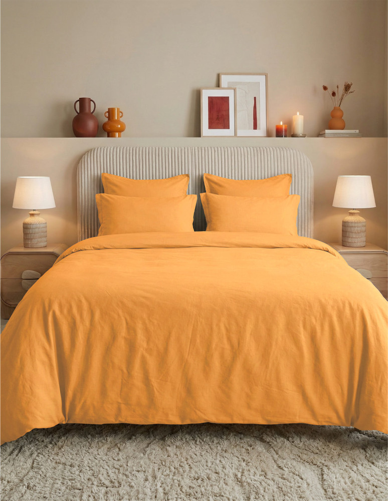 Parure housse de couette percale...