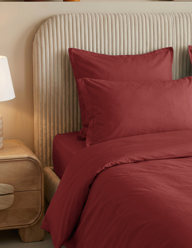 Parure housse de couette percale...