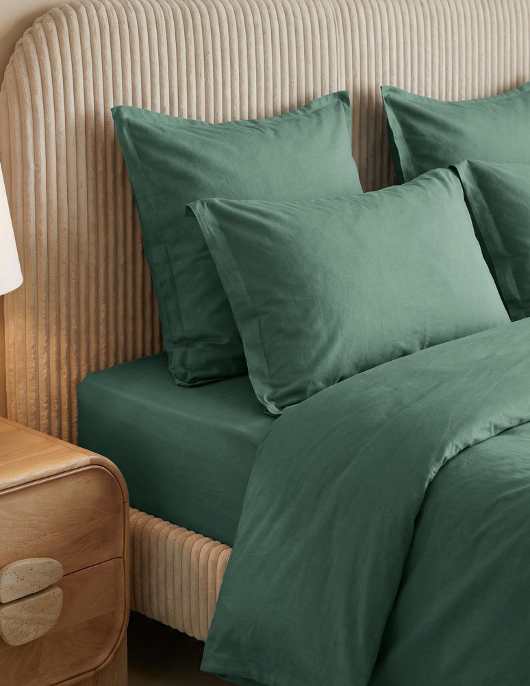 Parure housse de couette percale...