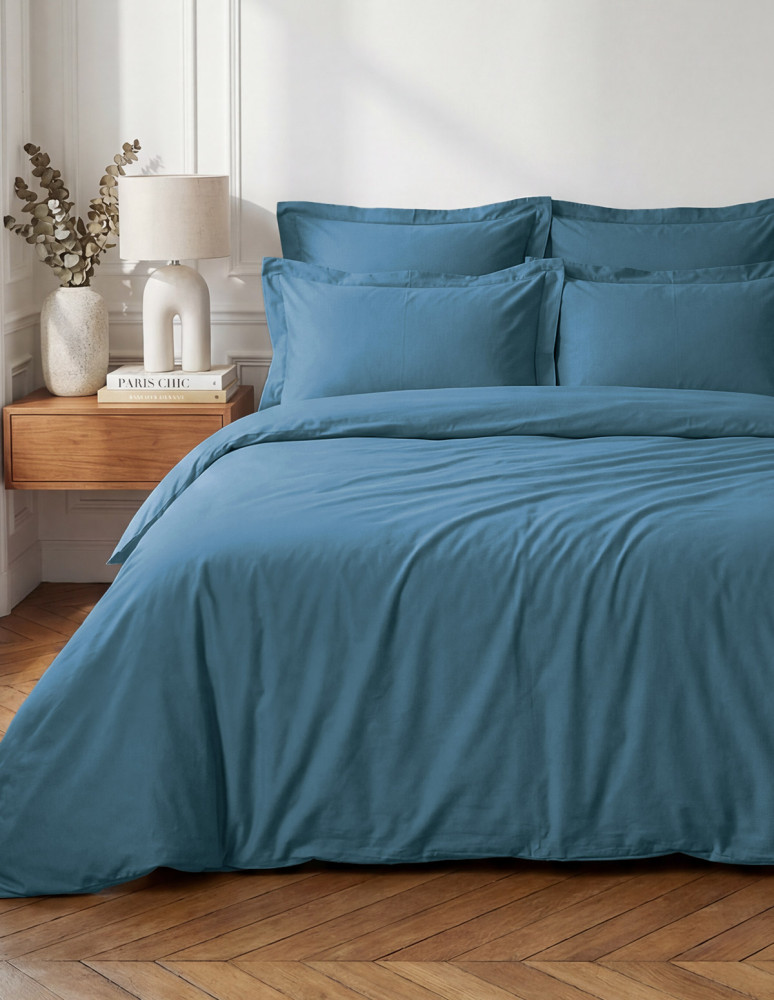 Housse de couette en percale coton...