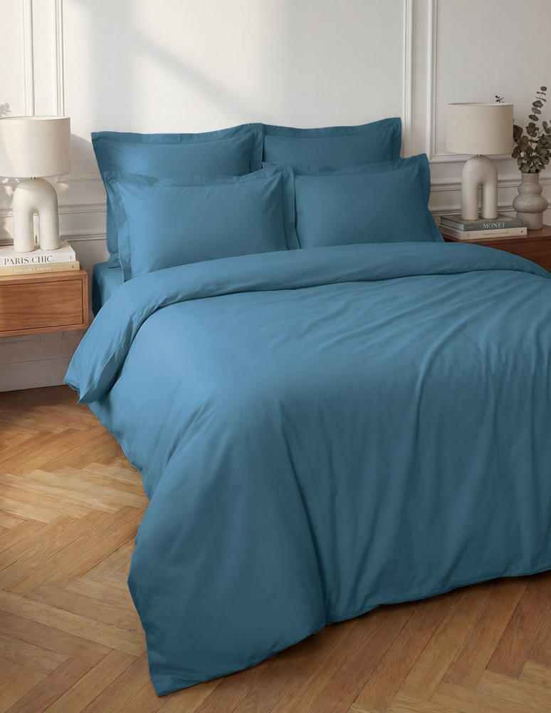 Housse de couette en percale coton...