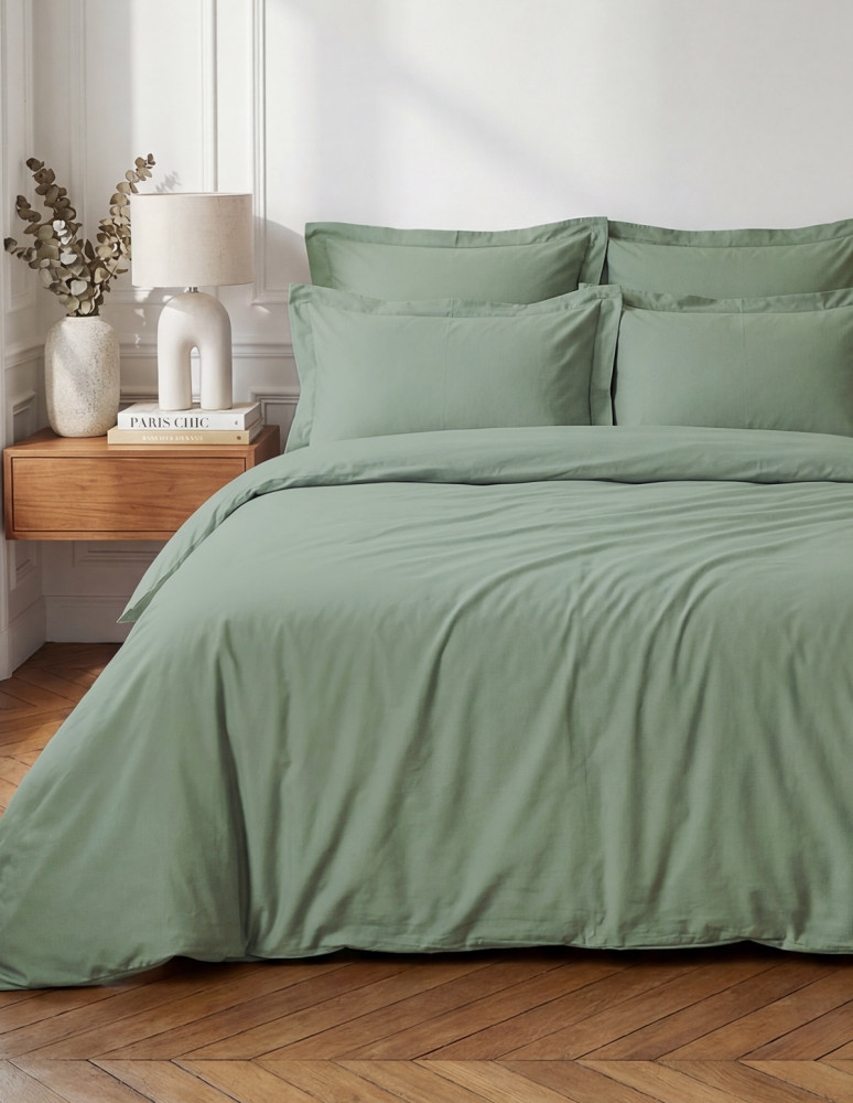 Housse de couette en percale coton...