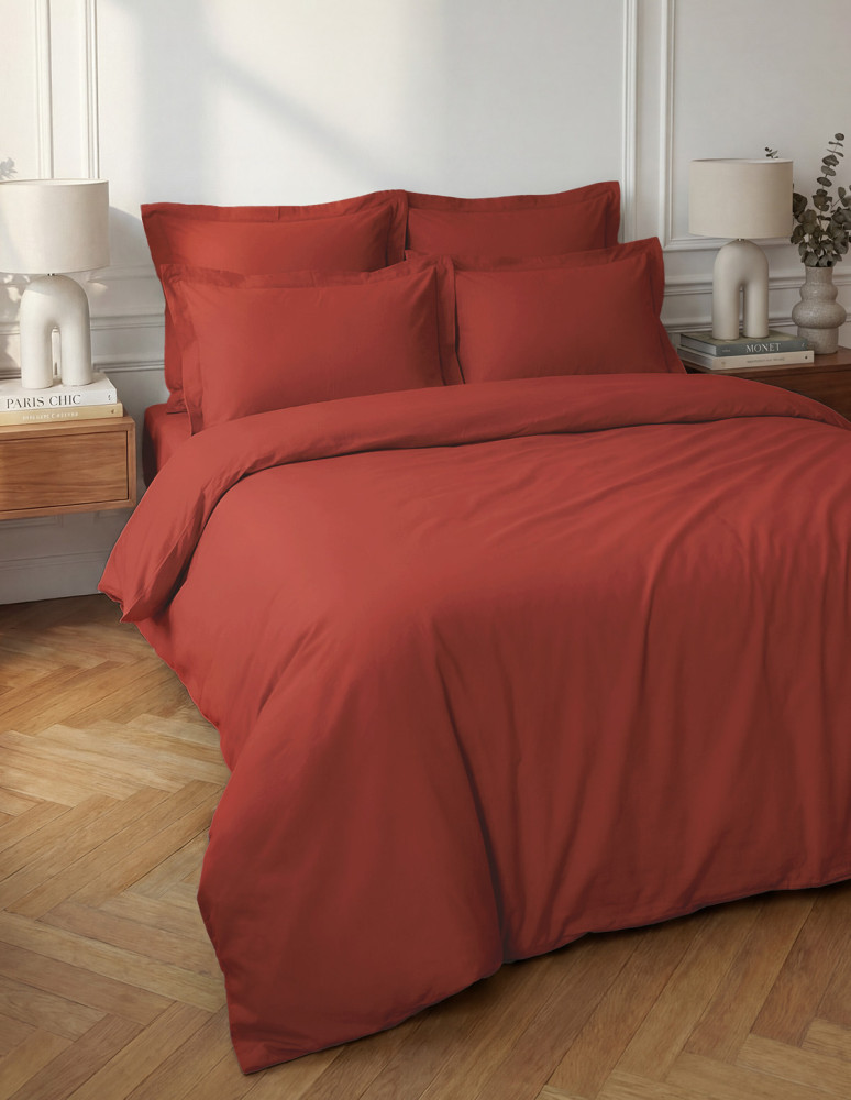 Housse de couette en percale coton...