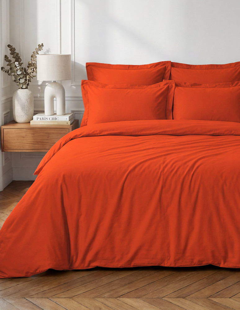 Housse de couette en percale coton...