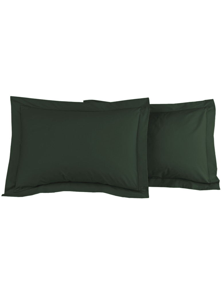 Lot de 2 taies d'oreiller en percale...