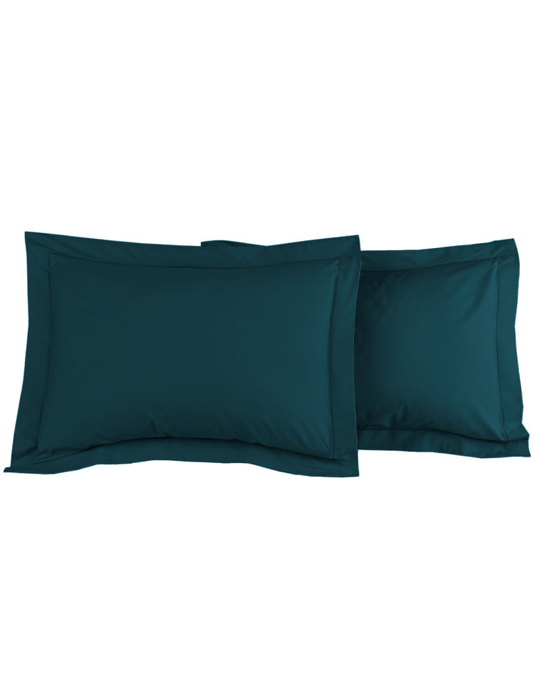 Lot de 2 taies d'oreiller en percale...