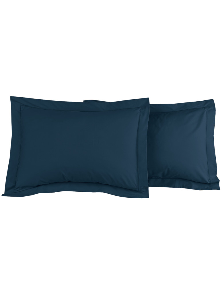Lot de 2 taies d'oreiller en percale...