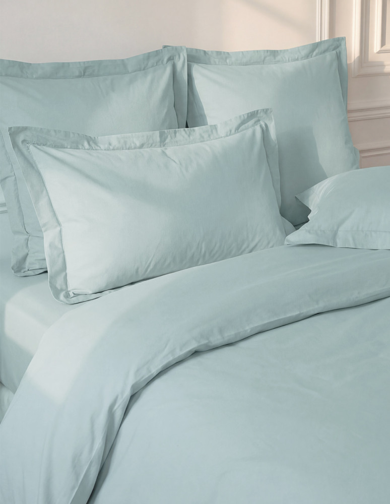 Lot de 2 taies d'oreiller en percale...