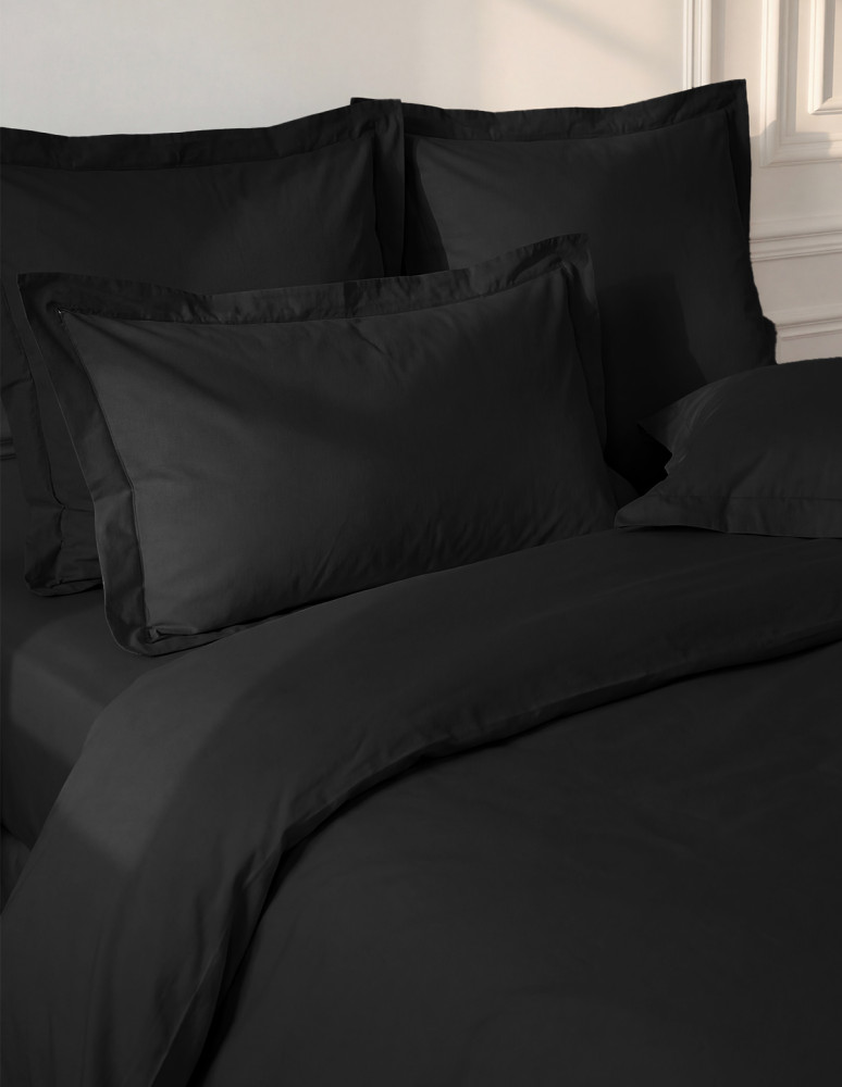 Lot de 2 taies d'oreiller en percale...