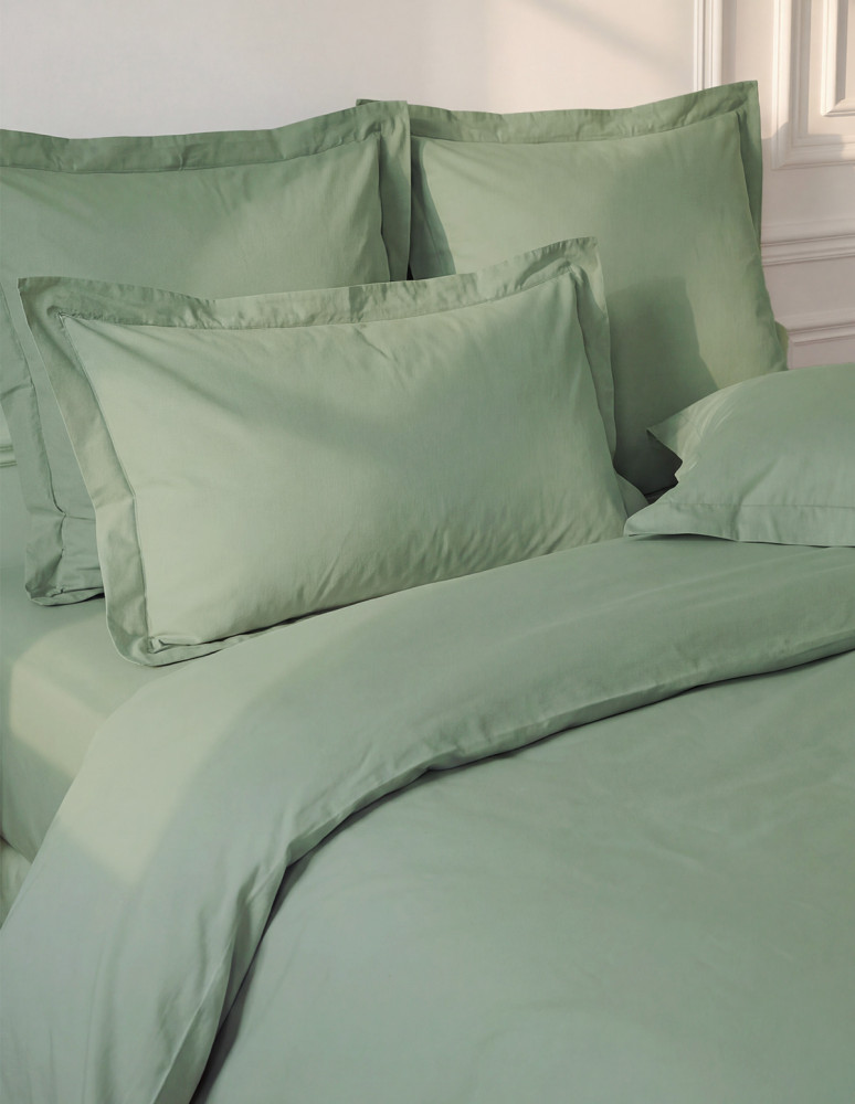 Lot de 2 taies d'oreiller en percale...
