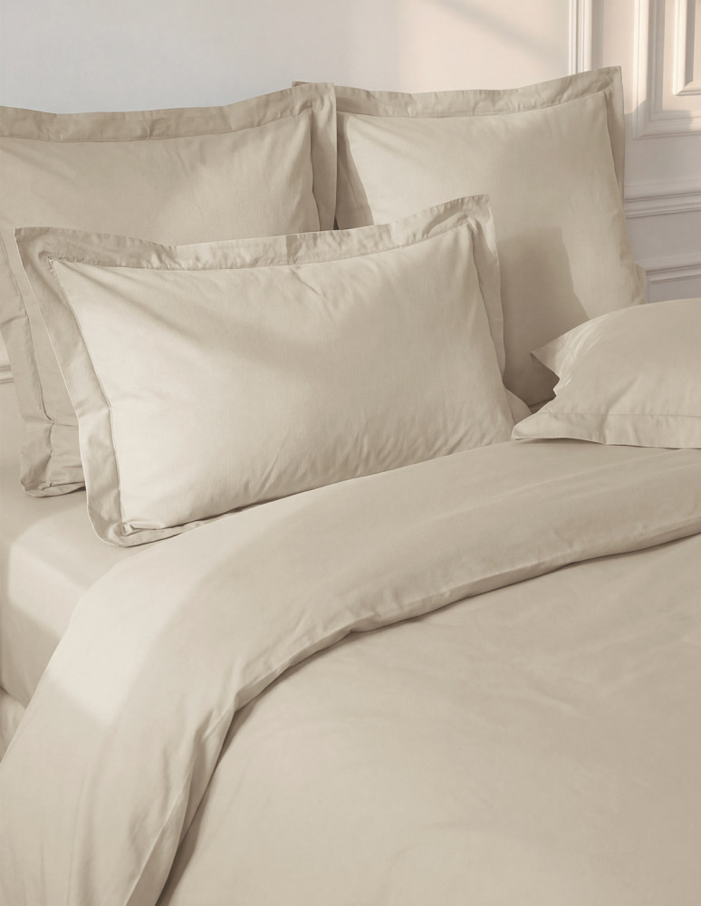 Lot de 2 taies d'oreiller en percale...