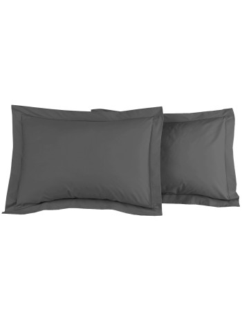 Lot de 2 taies d'oreiller en percale de coton SOFT PERCALE