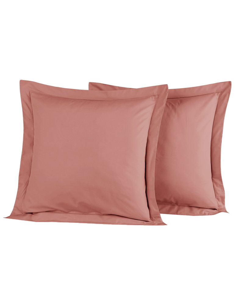 Lot de 2 taies d'oreiller en percale...