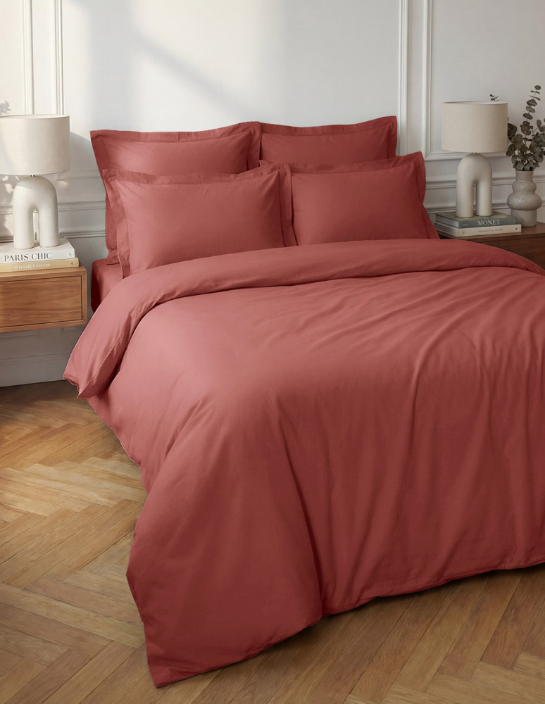 Housse de couette en percale coton...