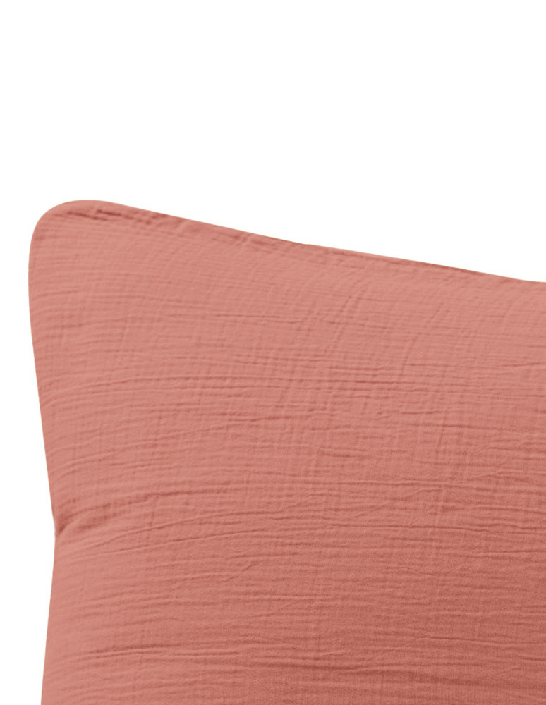 Lot de 2 taies d'oreiller en gaze de...