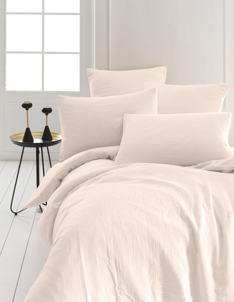 Lot de 2 taies d'oreiller en gaze de...