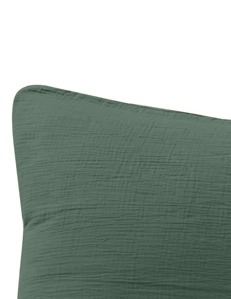 Lot de 2 taies d'oreiller en gaze de...