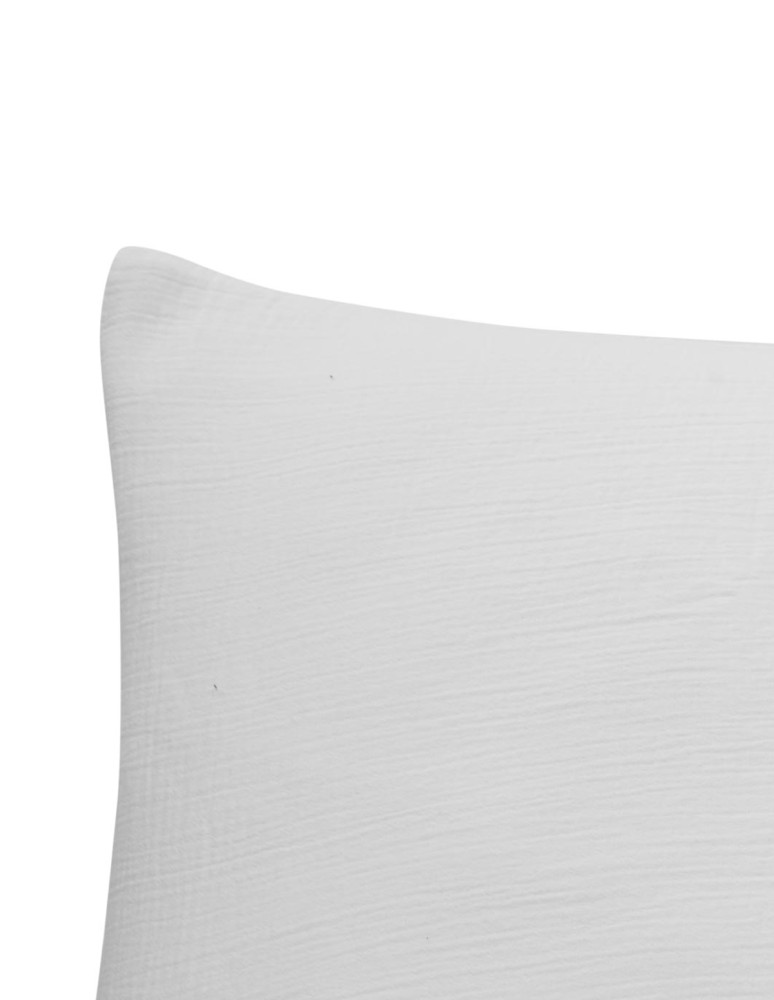 Lot de 2 taies d'oreiller en gaze de...