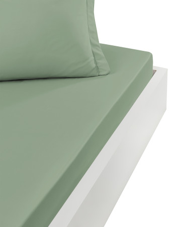Drap housse en percale de coton bonnet 30 cm SOFT PERCALE