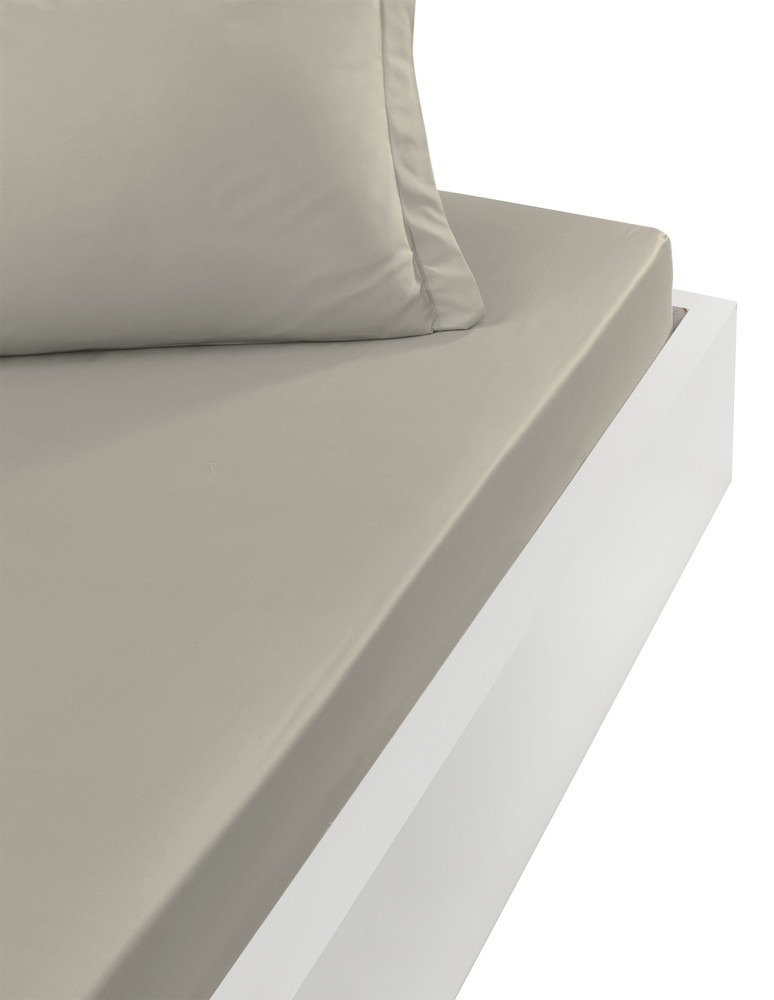 Drap housse en percale de coton...