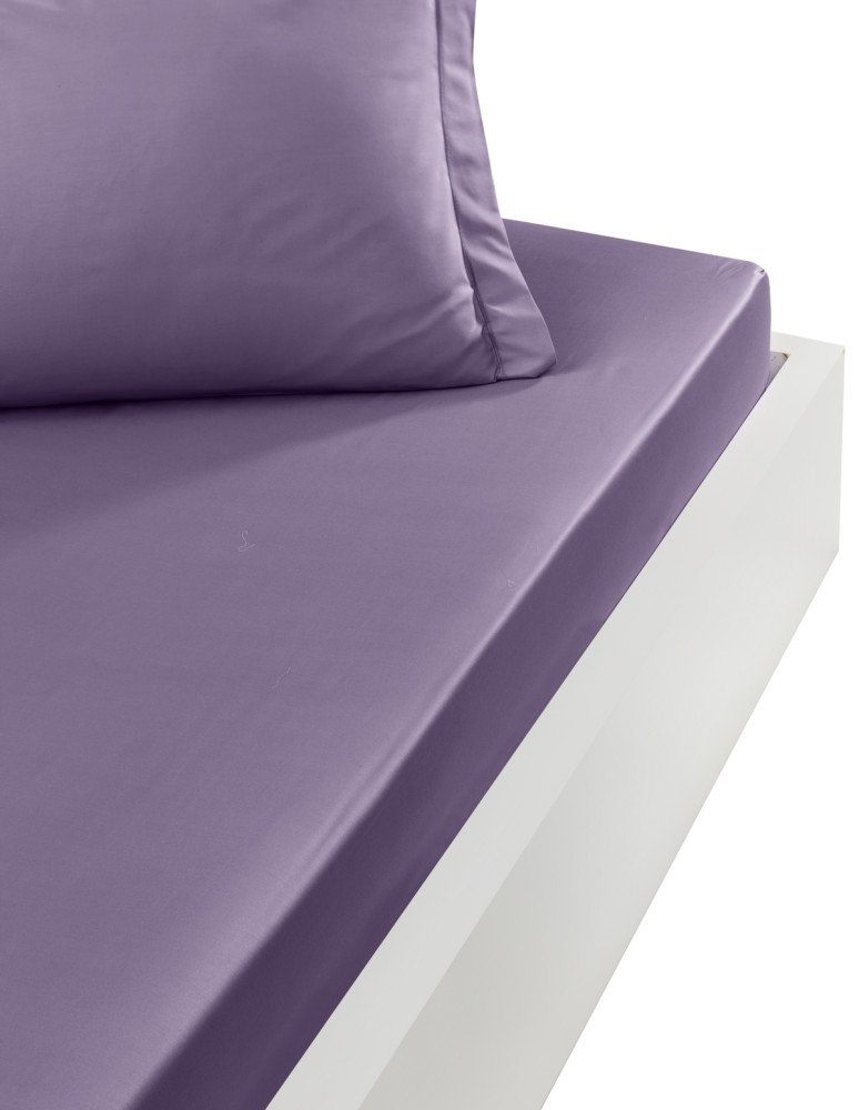 Drap housse en percale de coton...