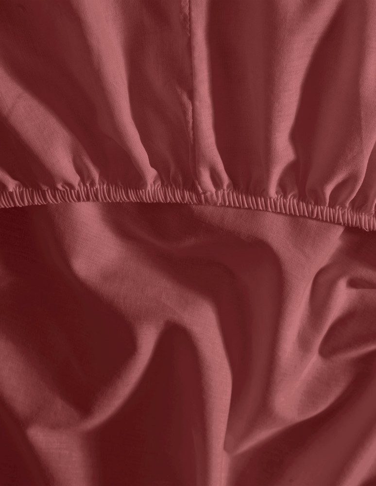 Lot de 2 draps housse jersey coton...