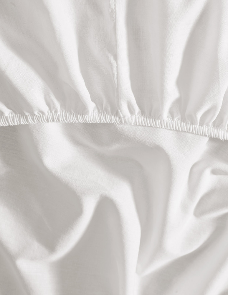 Lot de 2 draps housse jersey coton...