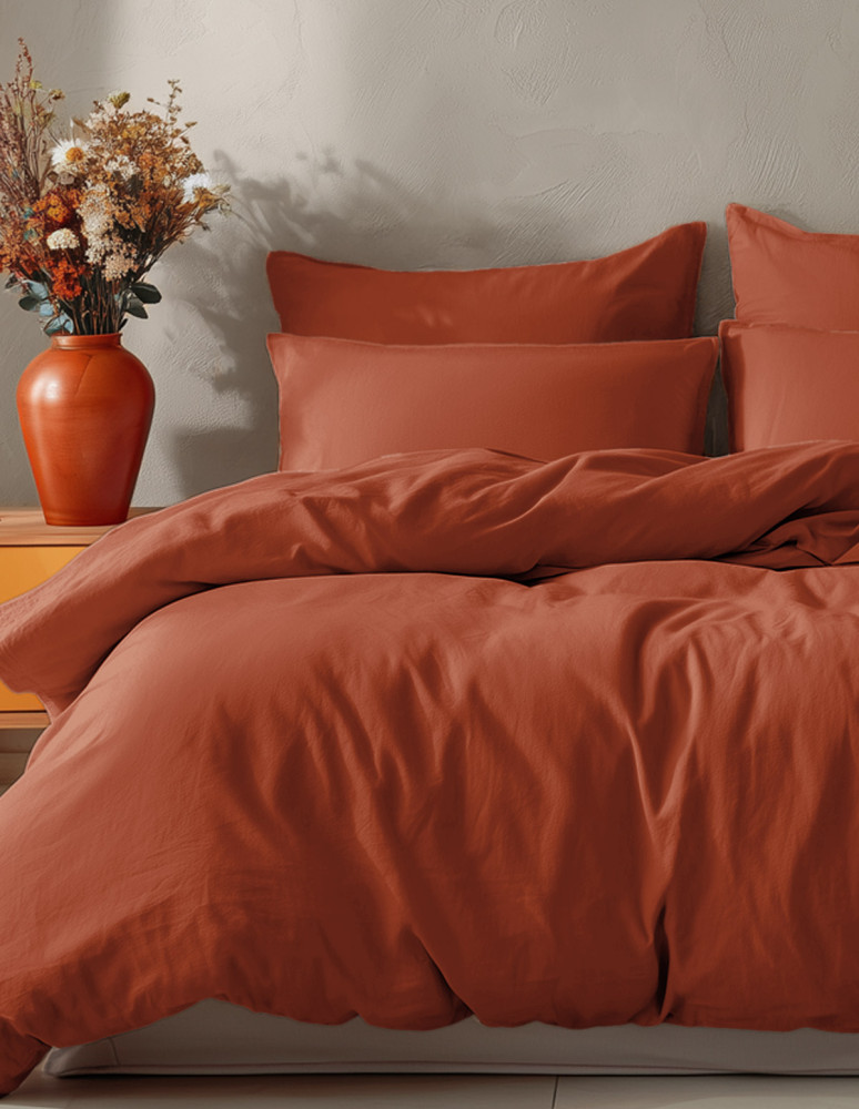 Parure housse de couette avec 2 taies...