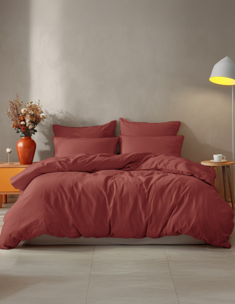 Parure housse de couette avec 2 taies...