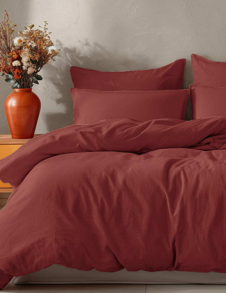 Parure housse de couette avec 2 taies...